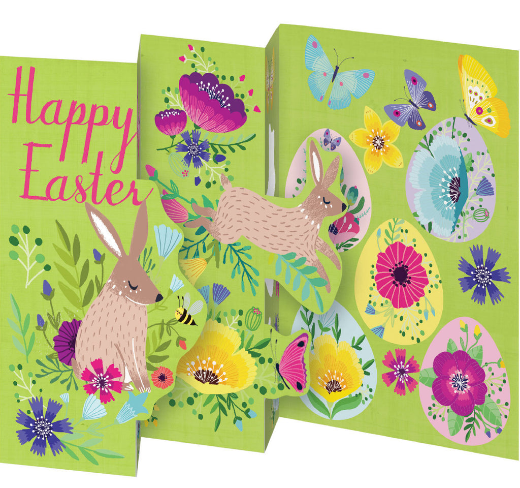 Roger la Borde Easter Petite Lasercut Card featuring artwork by Antoana Oreski