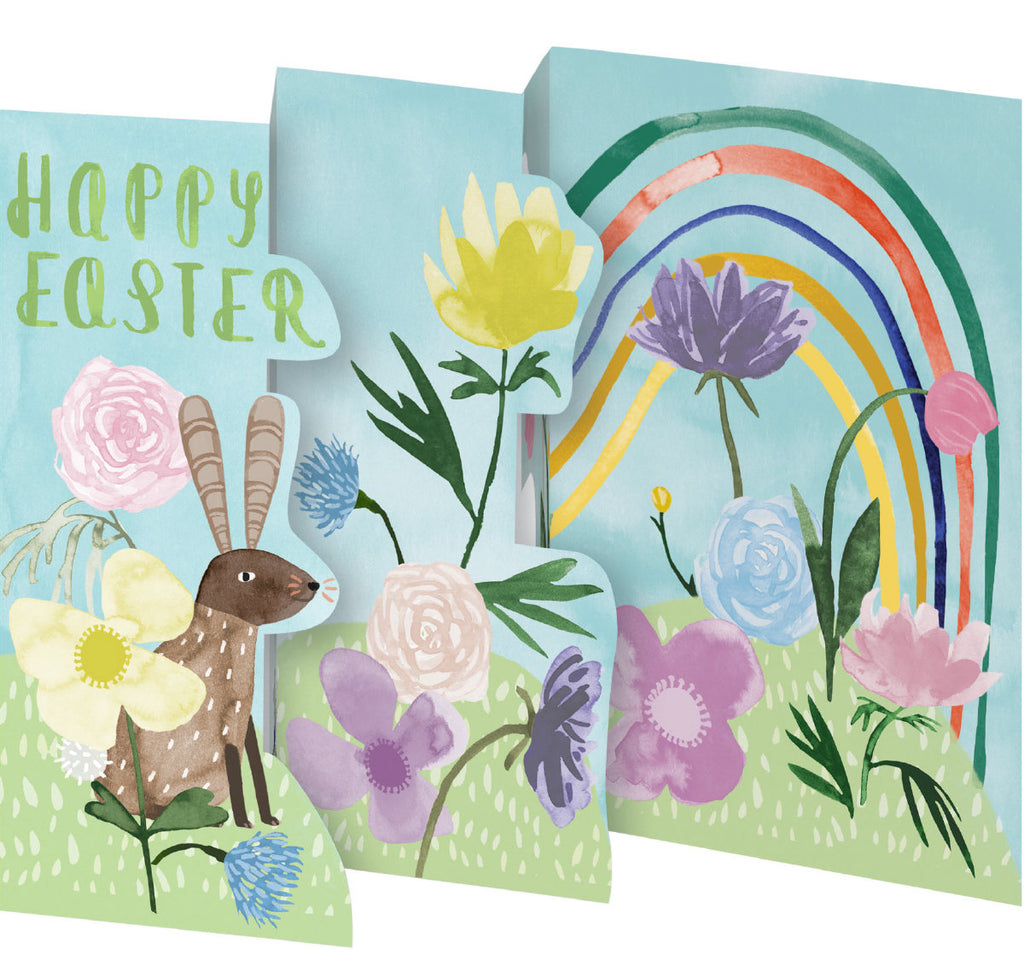 Roger la Borde Easter Petite Lasercut Card featuring artwork by Katie Vernon