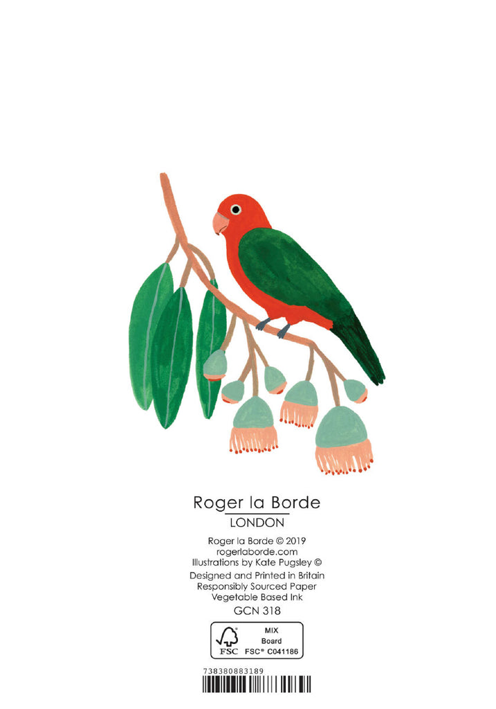 Roger la Borde Chicago School Petite Card featuring artwork by Kate Pugsley