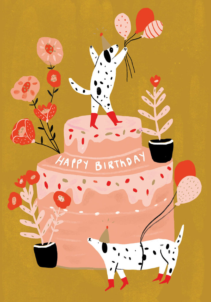 Roger la Borde Porcelain Horse Petite Card featuring artwork by Holly Jolley