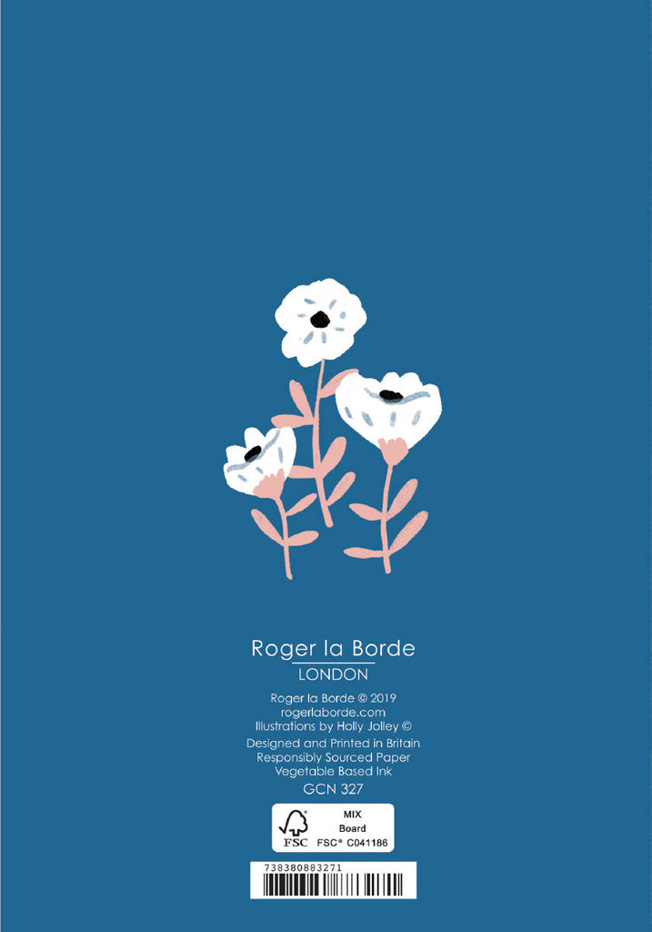 Roger la Borde Porcelain Horse Petite Card featuring artwork by Holly Jolley