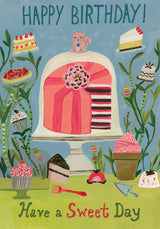 Roger la Borde Pup Talk Petite Card featuring artwork by Terri Fry Kasuba