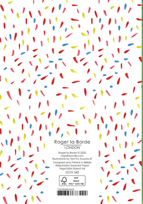 Roger la Borde Pup Talk Petite Card featuring artwork by Terri Fry Kasuba