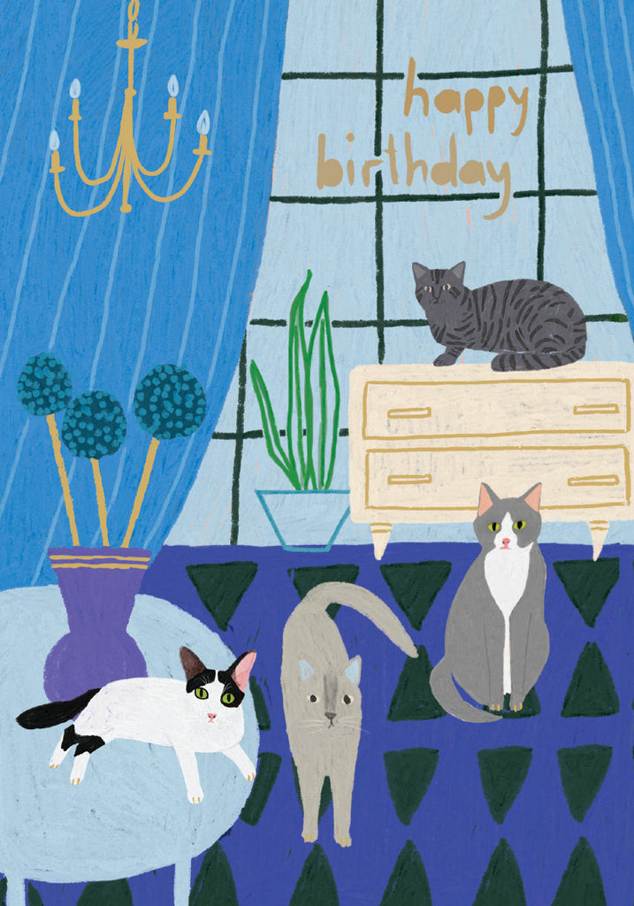 Roger la Borde Glass Menagerie Petite Card featuring artwork by Anne Bentley
