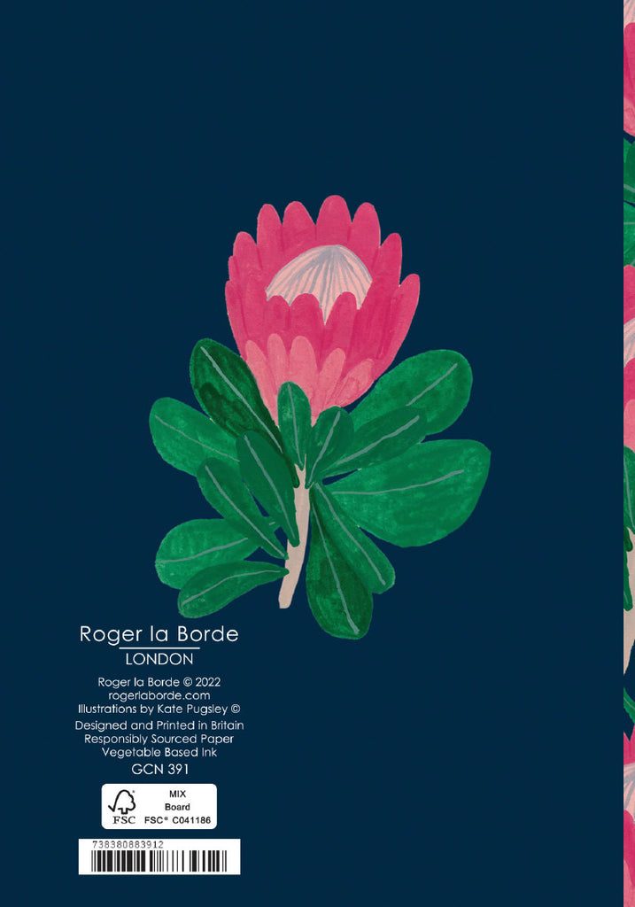 Roger la Borde King Protea Petite Card featuring artwork by Kate Pugsley