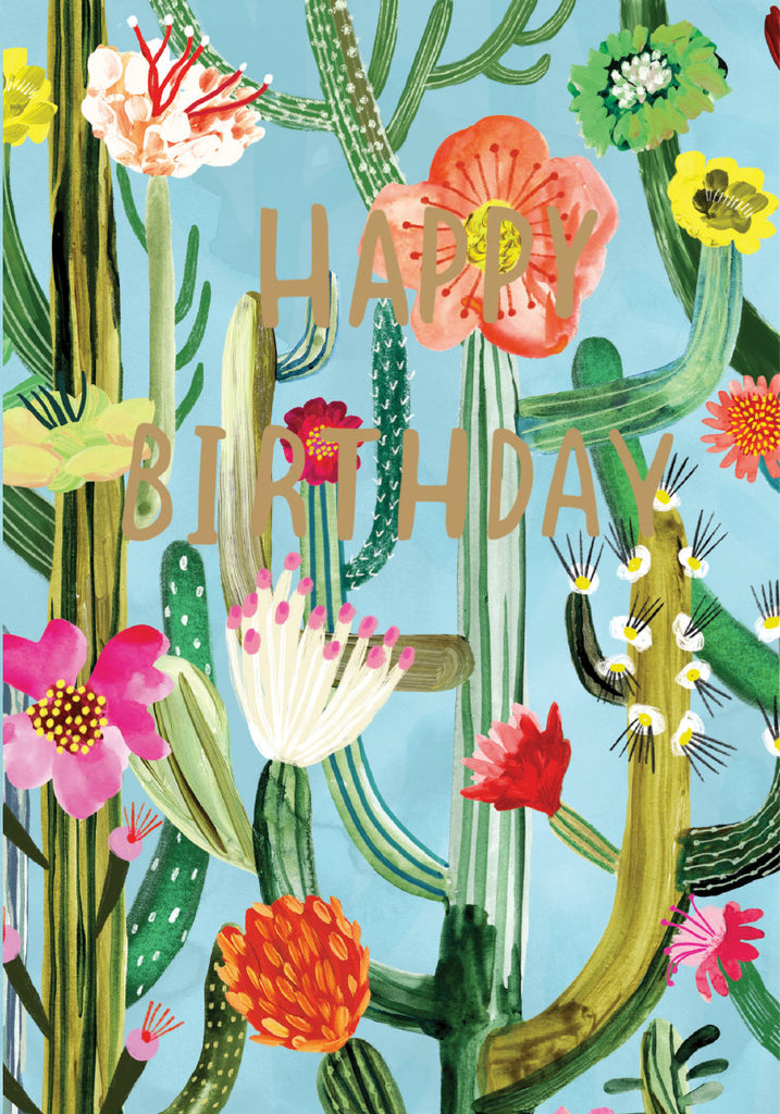 Roger la Borde Cactusland Petite Card featuring artwork by Katie Vernon