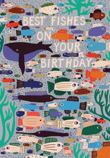 Roger la Borde Starflower Petite Card featuring artwork by Monika Forsberg