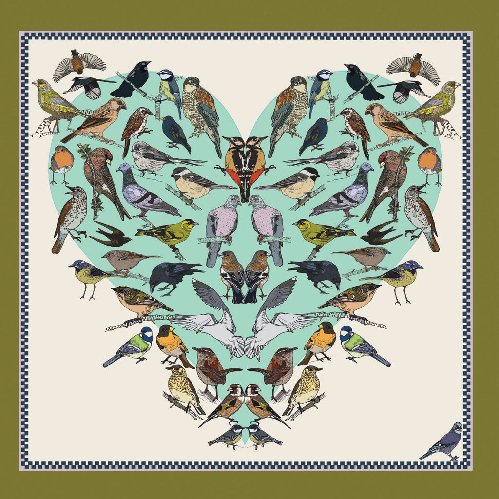 Roger la Borde Natural Selection Square Card featuring artwork by Vicki Murdoch