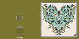 Roger la Borde Natural Selection Square Card featuring artwork by Vicki Murdoch
