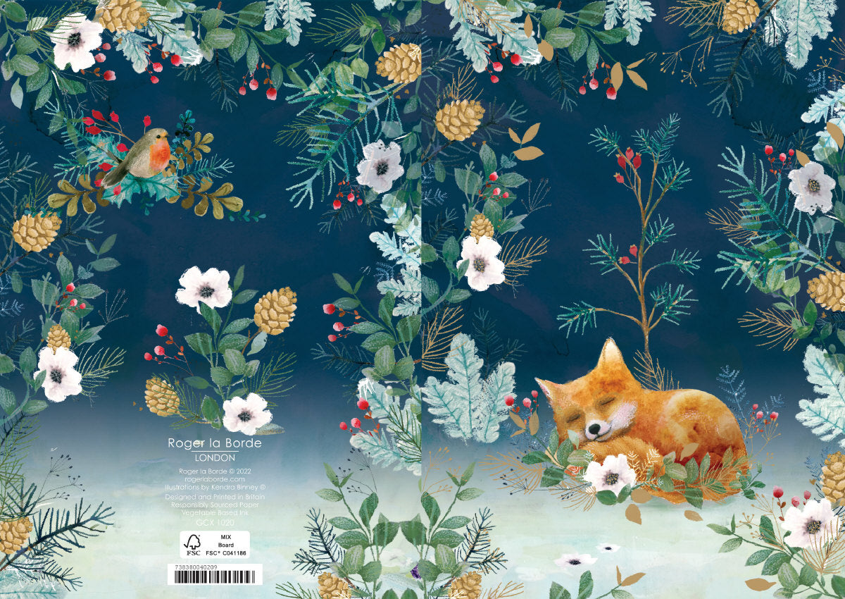 Roger la Borde Daydreamers Standard Christmas Card featuring artwork by Kendra Binney
