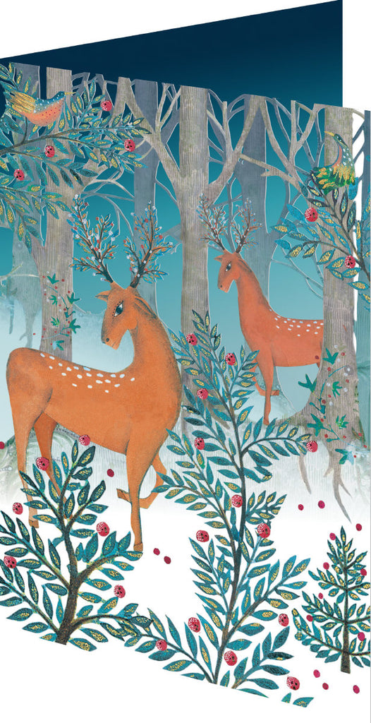 Roger la Borde Christmas Icons Lasercut Card featuring artwork by Jane Ray