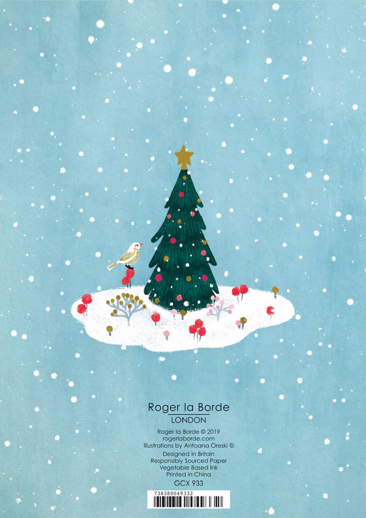 Roger la Borde Winter Garden Greeting Card featuring artwork by Antoana Oreski
