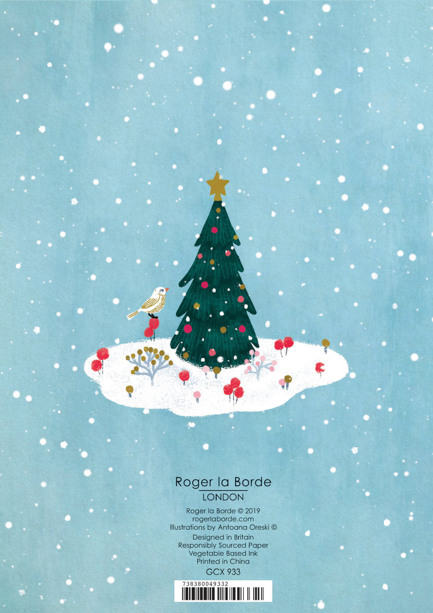 Roger la Borde Winter Garden Greeting Card featuring artwork by Antoana Oreski