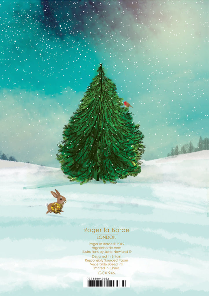 Roger la Borde Let It Snow Greeting Card featuring artwork by Jane Newland