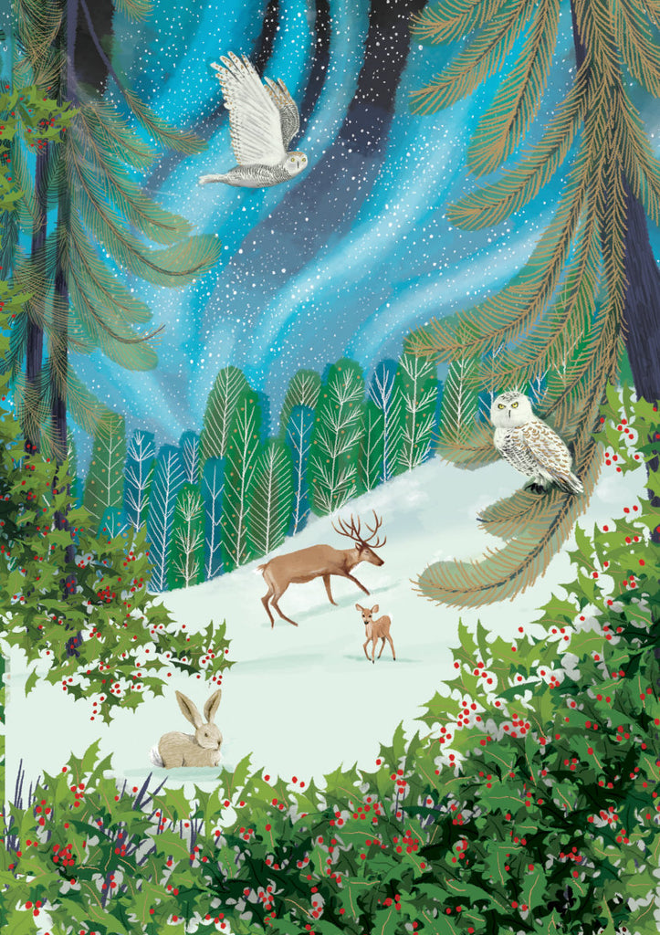 Roger la Borde Let It Snow Greeting Card featuring artwork by Jane Newland