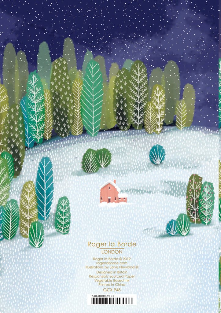 Roger la Borde Let It Snow Greeting Card featuring artwork by Jane Newland