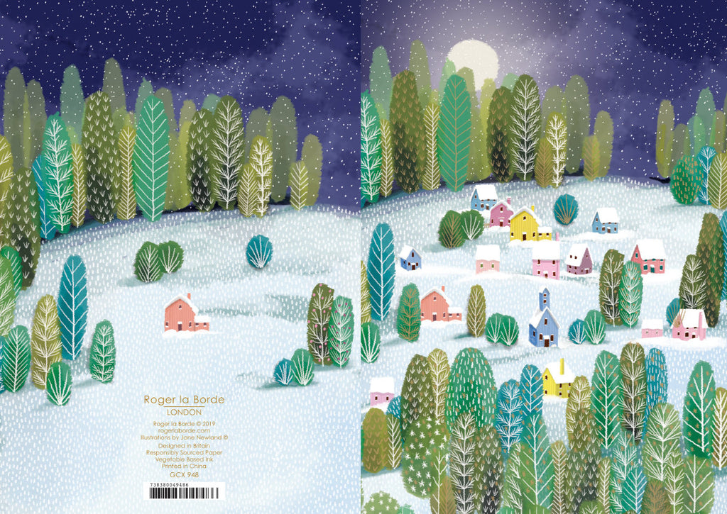 Roger la Borde Let It Snow Greeting Card featuring artwork by Jane Newland