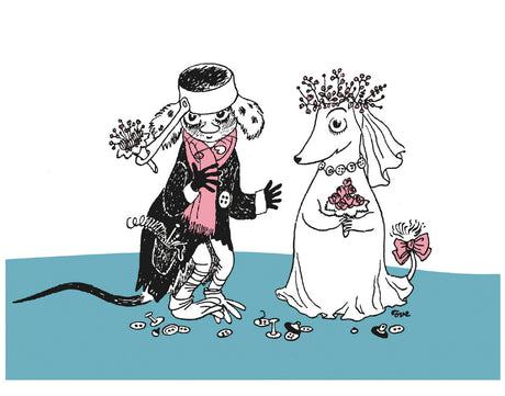 Roger la Borde Moomin Moomin Letterpress Cards featuring artwork by Tove Jansson