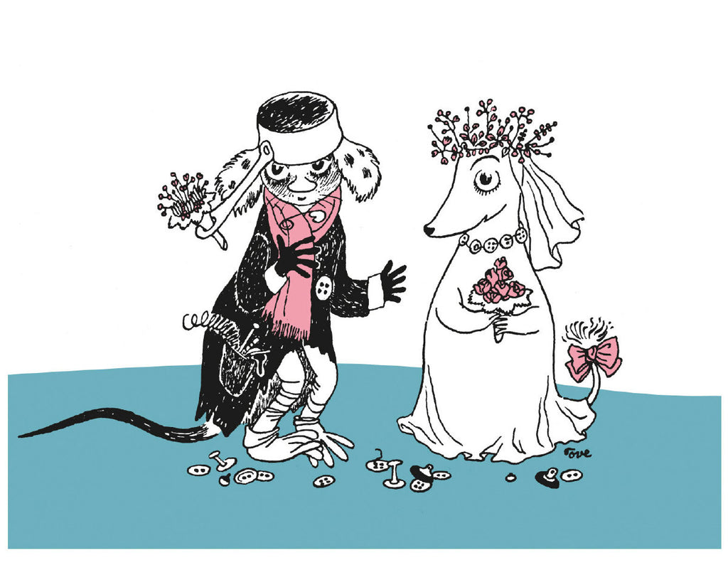 Roger la Borde Moomin Moomin Letterpress Cards featuring artwork by Tove Jansson
