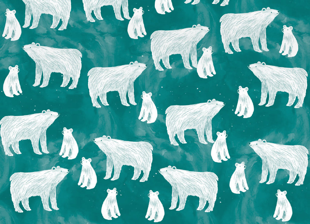 Roger la Borde Northern Lights Reversible Wrap featuring artwork by Katie Vernon