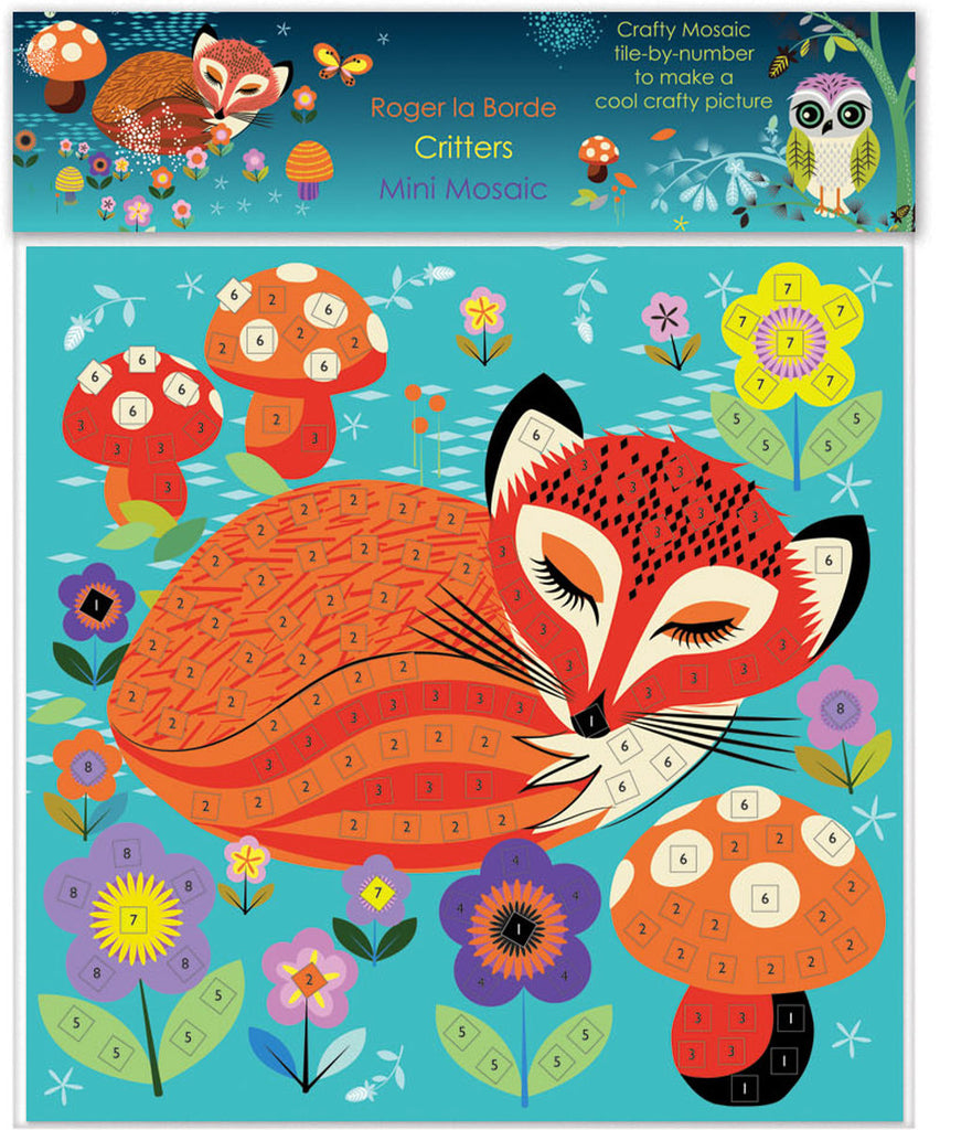 Roger la Borde Critters Mosaic featuring artwork by Roger la Borde