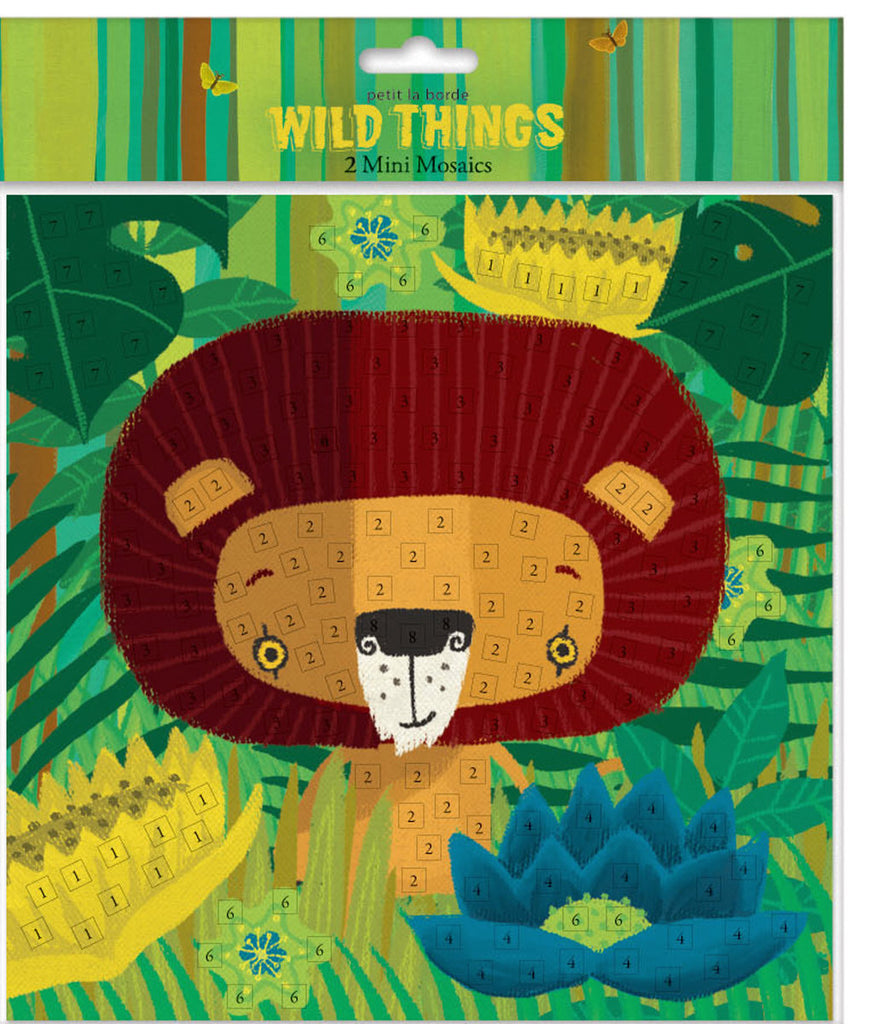 Roger la Borde Wild Animals Mosaic featuring artwork by Rob Biddulph