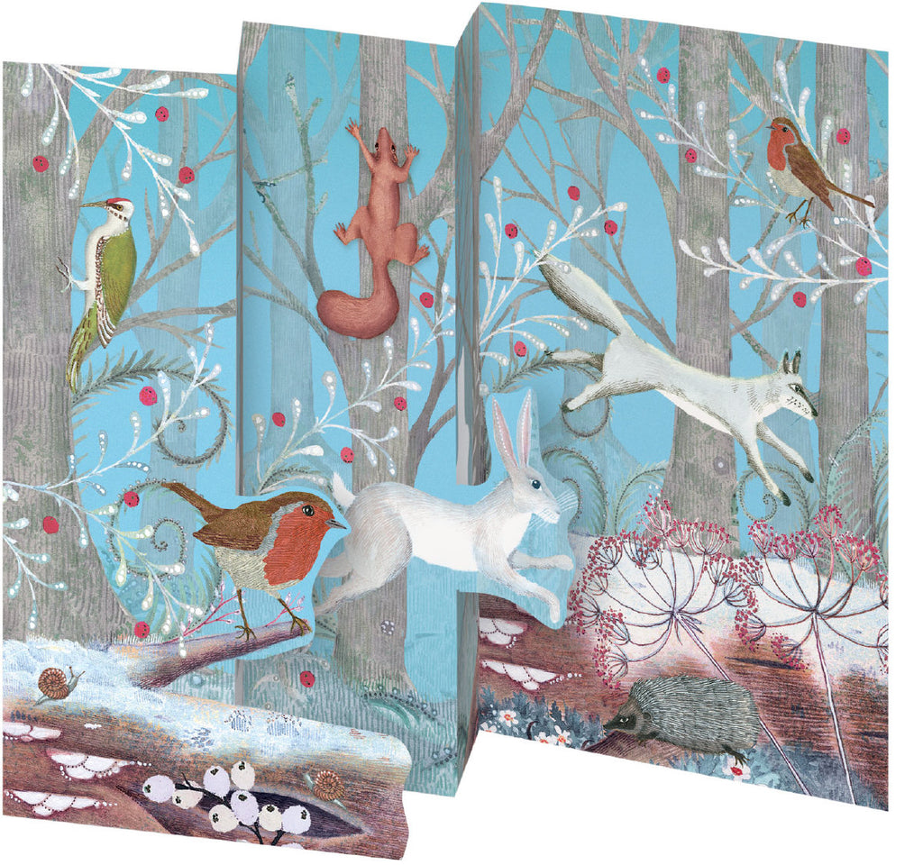 Roger la Borde Call of the Wild Trifold Notecard featuring artwork by Jane Ray