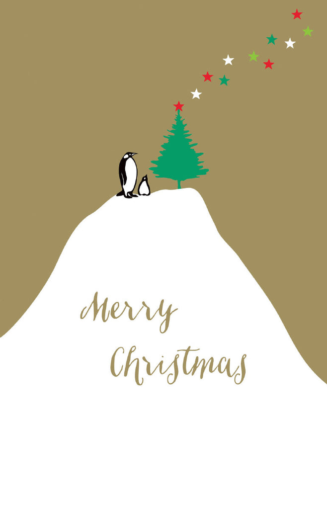 Roger la Borde Christmas Tree Notecard featuring artwork by Roger la Borde