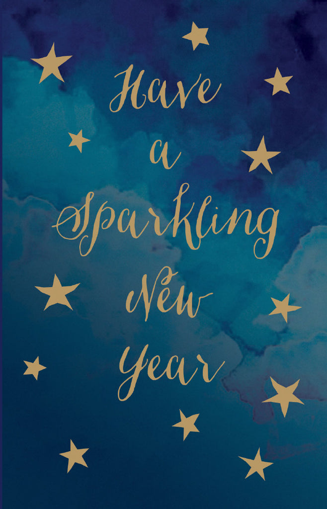 Roger la Borde New Year Notecard featuring artwork by Roger la Borde