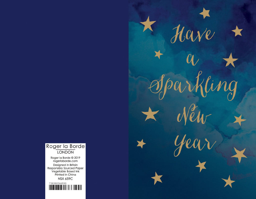 Roger la Borde New Year Charity Notecard Pack featuring artwork by Roger la Borde