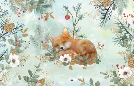 Roger la Borde Christmas Tree Notecard featuring artwork by Kendra Binney