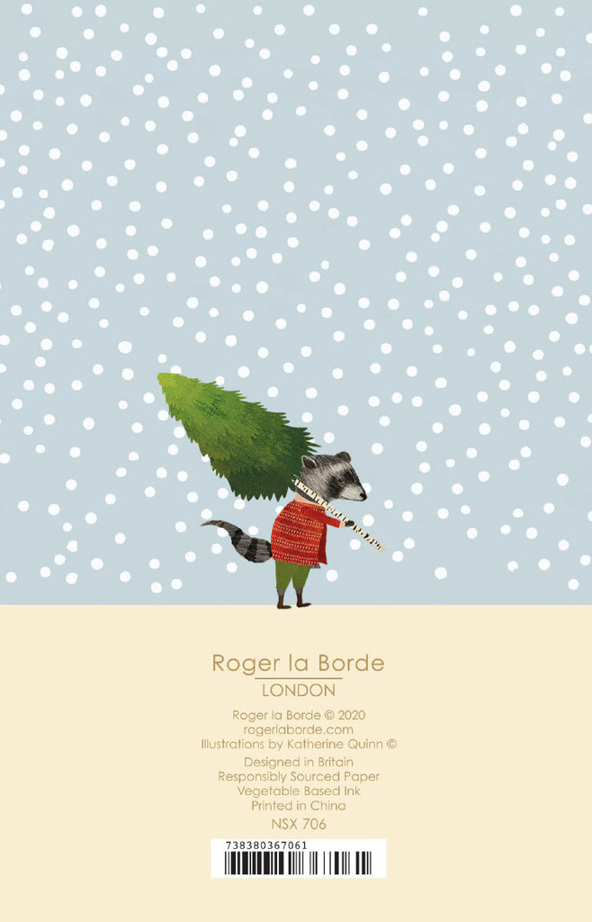 Roger la Borde Christmas Procession Notecard featuring artwork by Katherine Quinn