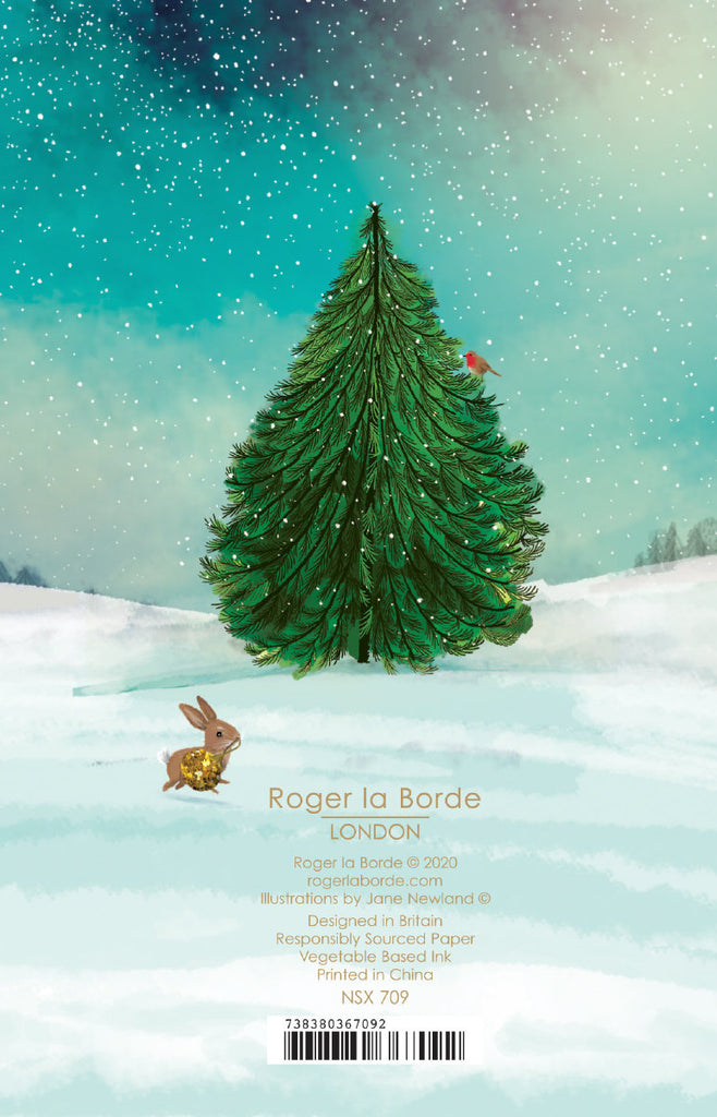 Roger la Borde Let It Snow Notecard featuring artwork by Jane Newland