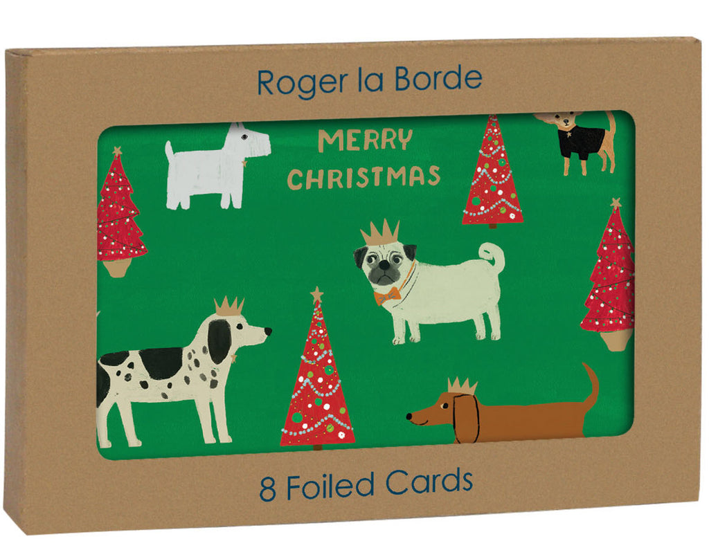 Roger la Borde Cat and Dog Palais Gold Foil Card Pack featuring artwork by Anne Bentley