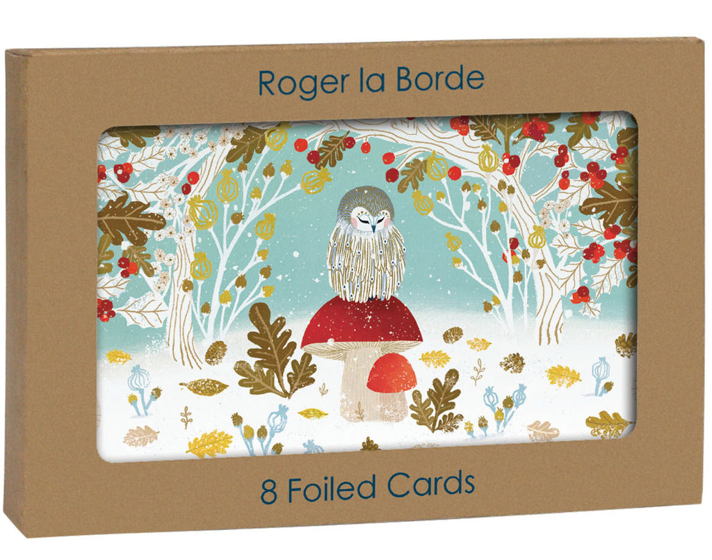 Roger la Borde Wild Wood Hideaway Gold Foil Card Pack featuring artwork by Antoana Oreski