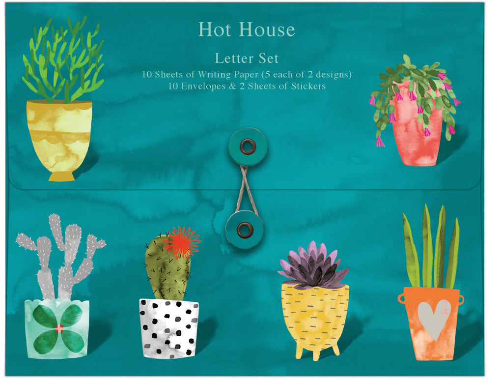 Roger la Borde Hot House Writing Paper Set featuring artwork by Katie Vernon