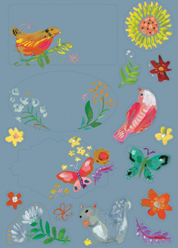 Roger la Borde Wild Batik Writing Paper Set featuring artwork by Jennifer Orkin Lewis