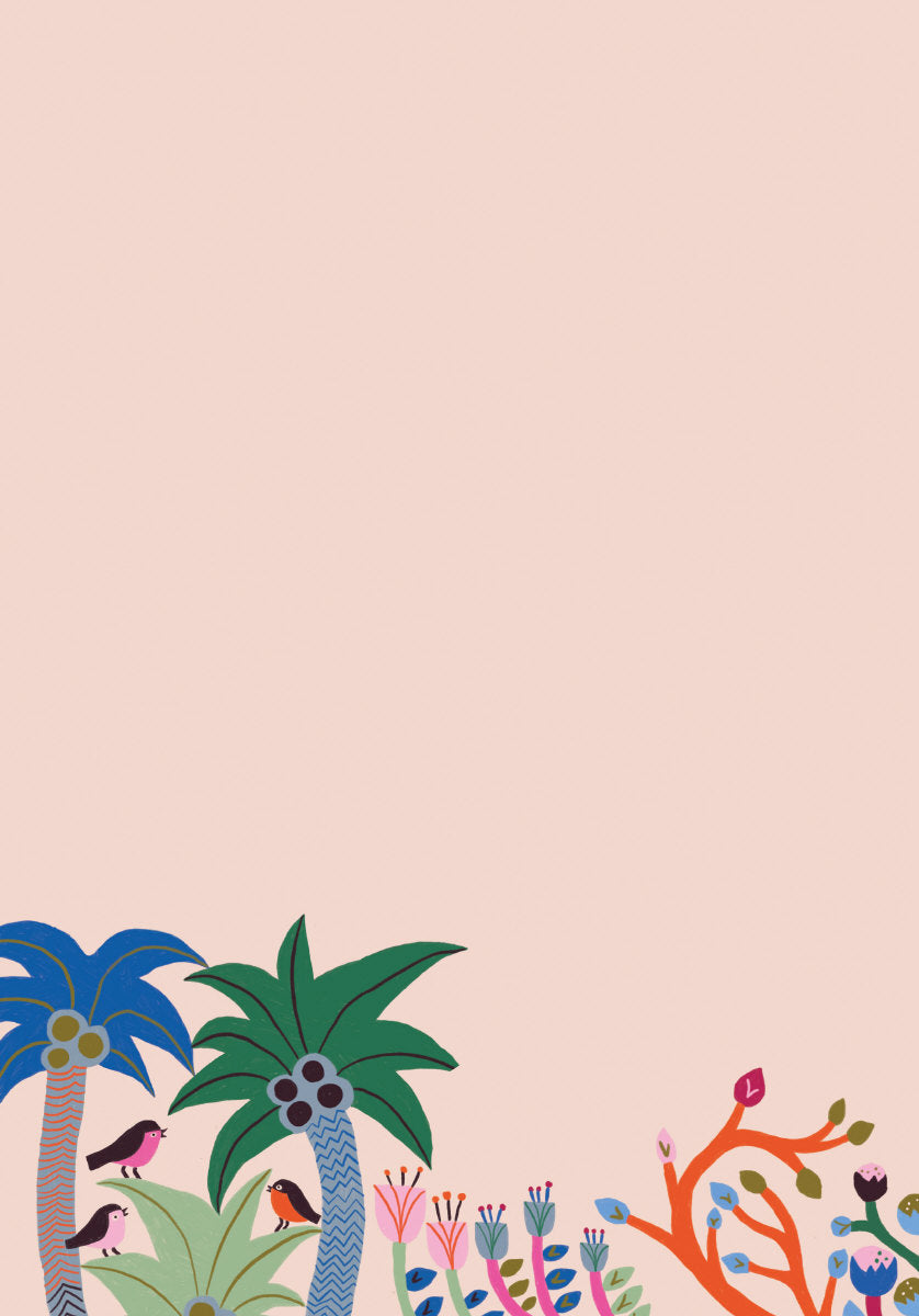 Roger la Borde Starflower Writing Paper Set featuring artwork by Monika Forsberg