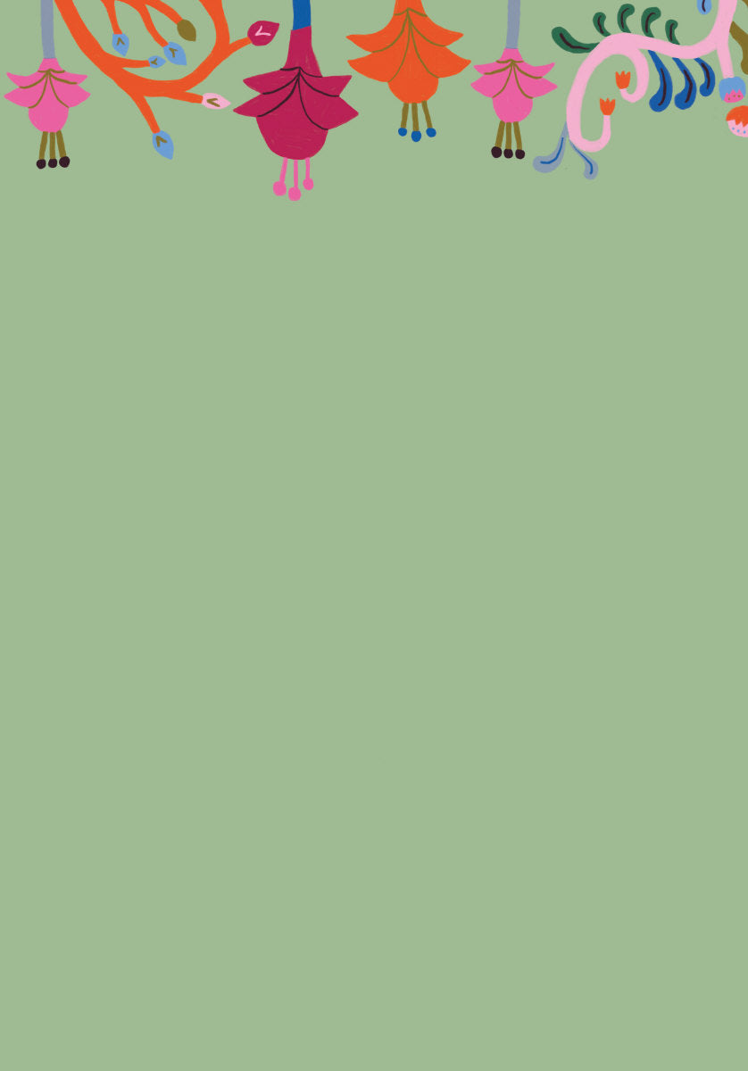 Roger la Borde Starflower Writing Paper Set featuring artwork by Monika Forsberg