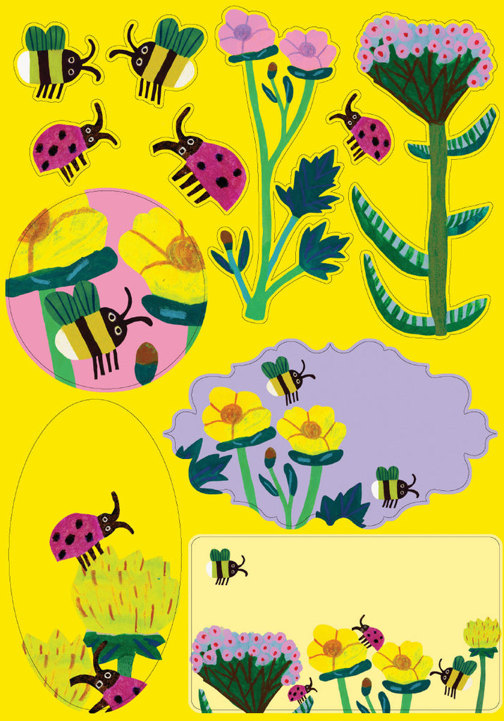 Roger la Borde Honey Writing Paper Set featuring artwork by Monika Forsberg