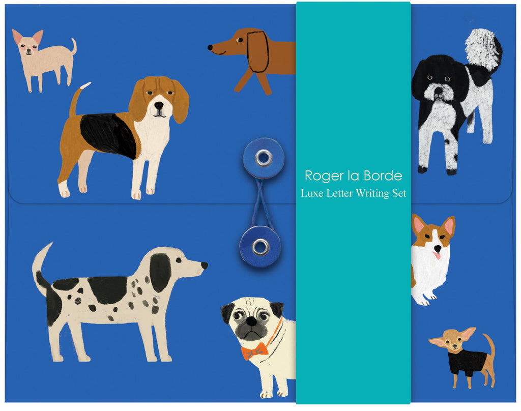 Roger la Borde Shaggy Dogs Writing Paper Set featuring artwork by Anne Bentley