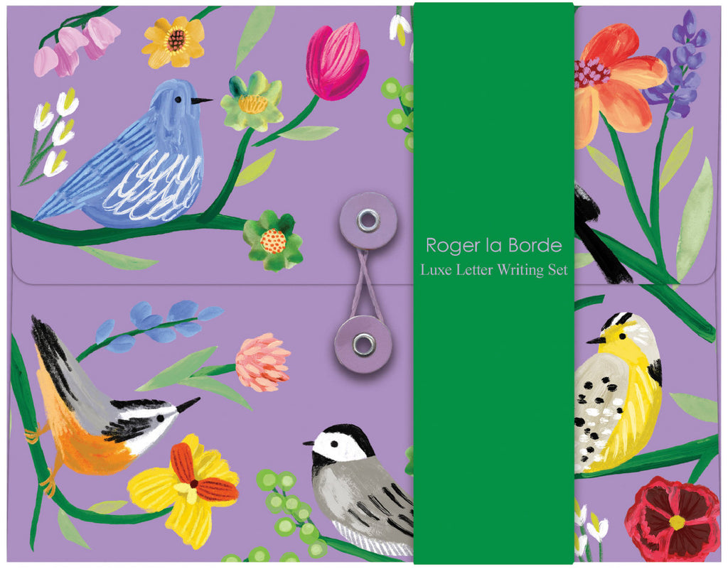 Roger la Borde Birdhaven Writing Paper Set featuring artwork by Katie Vernon